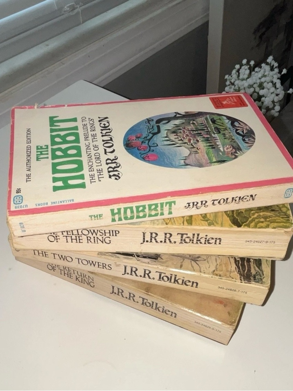 The Hobbit and LOTR Paperback Set - 1965 printing RARE
